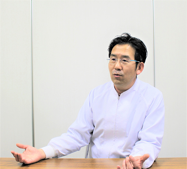 三洋食品株式会社 石巻事業部課長 中村伸博さん