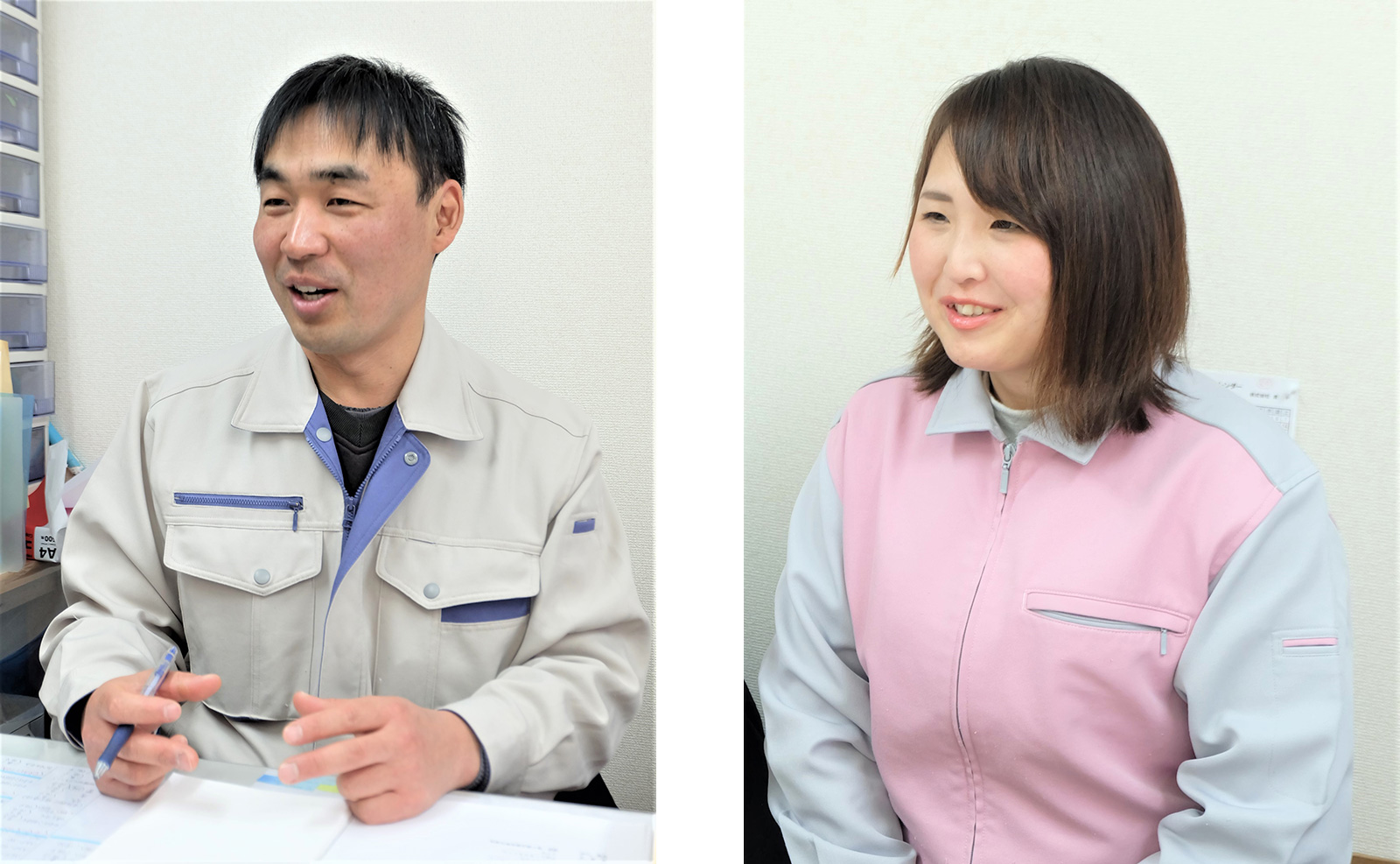 株式会社貴千専務取締役の小松唯稔さんと妻でマネージャーの小松理沙さん