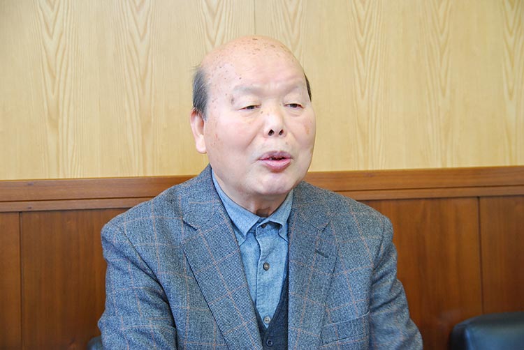 先行投資に積極的な谷藤水産会長の田山慶一郎さん