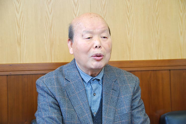 先行投資に積極的な谷藤水産会長の田山慶一郎さん